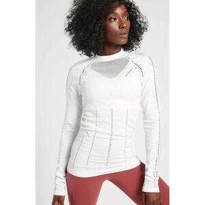 Athleta Oxygen Top,‎ White, SIZE XS With Flaw